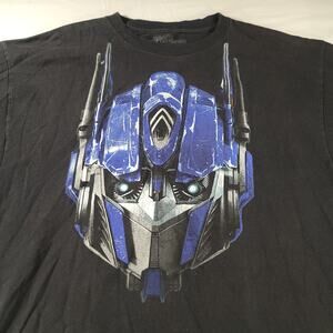 Transformers Short Sleeve Crew Neck Casual T-Shirt Adult Mens Size Large L Black